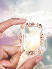 1 PC Painted Smart Watch Protective Case Compatible With Apple Watch 40/41/44/45mm For I Watch Ser 9 8 7 6 5 4 - Multicolor - View 7