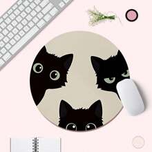 Mouse Pad Fofo com Base de Borracha Antiderrapante, Mouse Pad Engraçado Adequado para Mouse Sem Fio de Computador de Mesa, Escritório e Laptop, Decoração de Escritório Doméstico, Acessórios de Escritório Adoráveis como Presente para Mulheres e Meninas