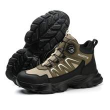 frysen frysen Chaussures de travail Chaussures de sécurité Hommes Femmes Embout en acier Anti-écrasement Léger Sportif Respirant Autobloquant Libération rapide Mode Chaussures de protection 36-46 EU
