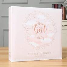 妈妈和爸爸的必备品！手写相册，带平脊和口袋，适合宝宝出生、月度、1 岁生日等场合。轻松存储照片并捕捉珍贵时刻，打造温馨的婴儿记忆相册。