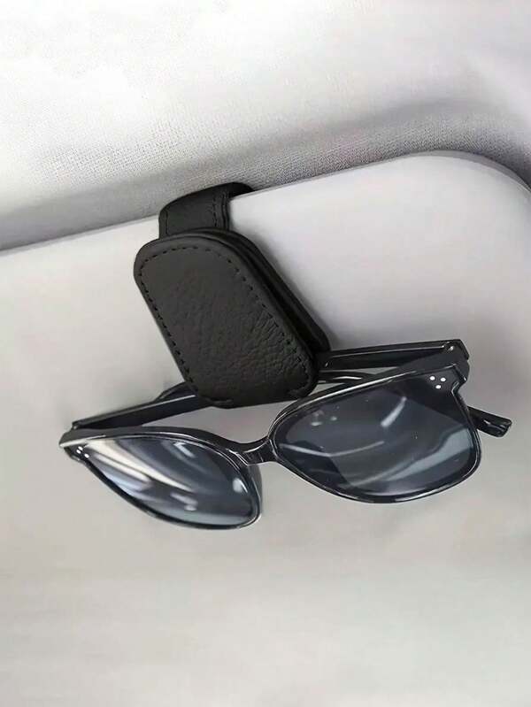 1 pieza Montura de gafas de moda para coche, Clip magnético de gafas de moda, Adecuado para parasol de coche, Clip gancho para gafas, Accesorios de parasol interior de coche