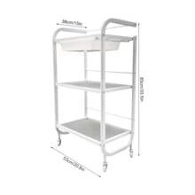 OUKANING Storage Island & Carts