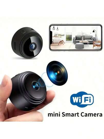 1pc Mini Small Camera, Hidden Radio Camera Bracket, WIFI Connection, Can Be Controlled By Mobile APP To Horloge Monitor, Living Room, Office Car Outdoor. view 3