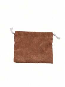 1 件迷你抽绳收纳袋、时尚灯芯绒化妆包、化妆品收纳袋、小零钱包、珠宝收纳袋、派对礼品用品、礼品包装用品、旅行用品 - 彩色 - 查看 17