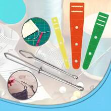 5 件/套弹性缝纫工具套件，包括穿线器、多色套装，适用于连帽衫拉绳更换和 DIY 项目 - 必备家庭缝纫配件 - 彩色 - 查看 4