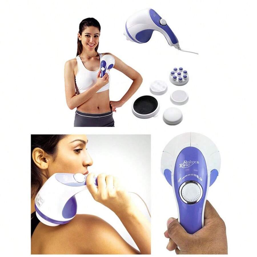 Massageador Elétrico Orbital Relax Redutor de Medidas e Esfoliante para os Pés - 110v - NO BRASIL - Branco - Visão 1