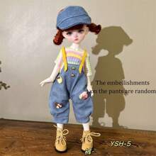 Abiti carini per bambole da 30 cm, set di abbigliamento moda per bambole BJD 1/6, vestito carino, cappello, accessori per bambole, regalo per le vacanze (senza bambole e scarpe)