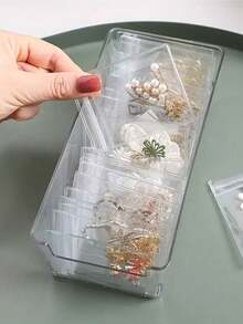 20pcs Heart-Shaped PVC Plastic(Polyvinyl Chloride) Jewelry Organizer Boxes, Anti-Oxidation Earring, Necklace, Bracelet Storage Pouches