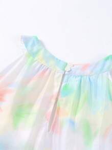 Annil Children's CuHK Sleeveless Dress For Girls In The Summer - Blue - View 3