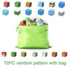 磁性积木，适合 3 岁以上幼儿的磁性积木，蒙特梭利玩具，磁性立方体，适合 3-5 岁男孩和女孩的学龄前 STEM 教育感官磁铁玩具，与 My Magnet Kid World 兼容蒙特梭利玩具 STEM 学龄前教育建筑立方体儿童节日礼物敏感地创建互动社区教育家庭玩具 - 彩色 - 查看 6