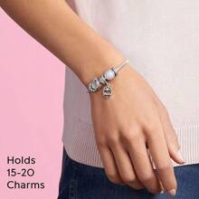 Bestseller 925 Sterling Silber Krone Serie Schlangenknochen Armband, geeignet für originelle DIY Armbänder, Geburtstage von Frauen, Hochzeit, Mode Schmuck Geschenk