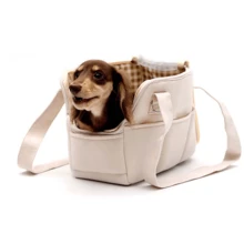 Oddychająca i wygodna składana torba transportowa dla zwierząt, miękki plecak podróżny dla małych i średnich zwierząt