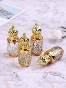 3pcs 6ml Portable Luxury Glass Perfume Bottle, Suitable For Packing Essential Oils, Perfumes, Eye Creams, Lip Glosses, Travel, Festivals, Parties, Birthdays, Valentine's Day Gifts - Bottle - View 9