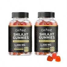 Gwynne Gomitas De Shilajit 60 Unidades Sabor A Frambuesa Y Sandía - 2 piezas - Ver 1