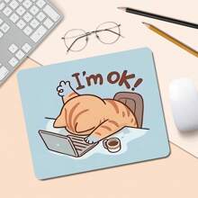 1 Peça Mouse Pad Engraçado e Fofo, Múltiplas Opções de Tamanho, Mouse Pad Quadrado ou Redondo para Mesa, Mini Mouse Pad de Viagem Pequeno com Base de Borracha Antiderrapante, Mouse Pad de Borracha para Laptop e Escritório para Meninas e Meninos, Adequado para Escritório, Casa, Estudo e Jogos