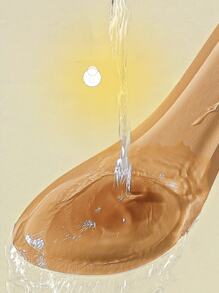 1 Pair Adhesive Sweat-Wicking, Breathable Anti-Slip Insoles, Super Soft & Comfortable, For Women High Heels, Suitable For Summer - Apricot - View 5