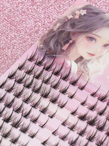 C Curl 5-16MM 10 Rows 140 Clusters Segmented False Eyelashes Cross Wedding Party And Club Daily Work Meeting Natural False Eyelashes Are Comfortable To Wear Fairy Beginner Curling Planting False Eyelashes Cos Single Cluster Slouchy Person Natural Fairy Single Cluster Little Devil Manga Curling False Eyelashes Eyelashes Extension Kit - C - Xem 8