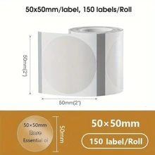 New Non-Adhesive Thermal Stickers Compatible With Phomemo M220/M110/M108, Square, Round, Color, Holographic Laser Thermal Label Paper,School Supplies,Back To School