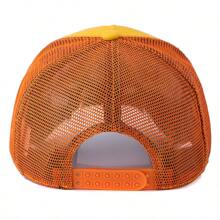 JZML 1pc Men's Letter & Eagle Embroidered Trucker Cap