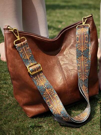 2025 New Large Capacity Women's Bag Fashionable Handbag Shoulder Bag Retro Women's Bag Perfect For Work And Outdoor Bags, Vintage Bag For Women