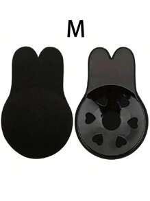 2 stuks herbruikbare siliconen borstlifttape voor vrouwen, strapless, rugloze, onzichtbare bh, bunny tepelbedekkende bh-pads, voor vrouwen