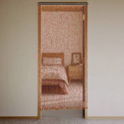 YUNRUX Bamboo And Wood Doorway Curtain Door Curtain Bamboo Wood Bead Curtain