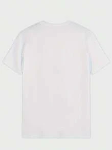 Camiseta para hombre 1Pcs 220g 100% algodón estampado digital con estilo deportivo de Fórmula 1 y homenaje a la marca AMG - Blanco - Ver 2