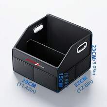 PU 皮革汽车后备箱储物可折叠箱后备箱多功能收纳盒适用于丰田适用于雅力士适用于凯美瑞适用于塔科马适用于 RAV4 适用于卡罗拉