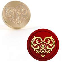 CYFUN DESIGN 1 PC 25mm Butterfly/Fox/Deer Pattern Wax Seal Stamps Solid Brass Engraved Fire Lacquer Stamp Heads NO Handle For Decorating Notebook Gifts And Greeting Cards