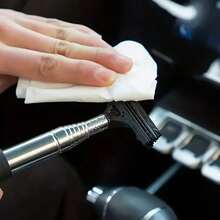 Limpiacristales retráctil para espejo retrovisor de automóvil, herramienta de limpieza portátil de goma - Multicolor - Ver 5