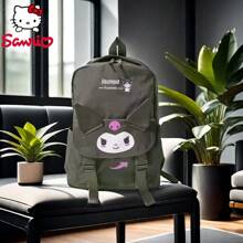 Sanrio Bolsa de almacenamiento multifuncional de Sanrio Kuromi, Cinnamoroll, Pompom Purin y My Melody, mochila de estilo universitario para secundaria y preparatoria con gran capacidad, mochila escolar adecuada para uso diario, profesionales y estudiantes, viajes y trabajo, el regalo perfecto para regresar a la escuela