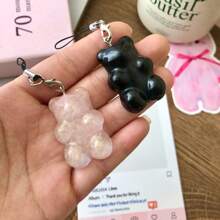 Soft Gummy Bear Phone Strap Pendant, Minimalist & Multi-Functional