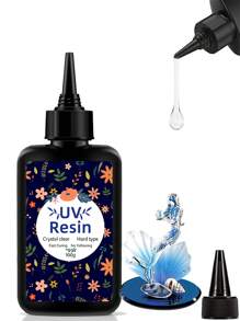 UV Resin Kit For DIY Crafts And Jewelry Making, 500g, Clear Hard Resin, White, Low Viscosity, No Shrinking, Easy To Use, Crafting Supplies Set