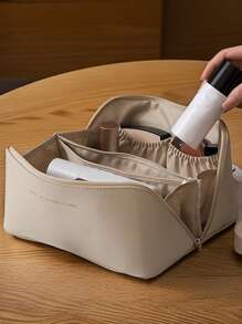 1 个手提枕头包，容量大，多隔层，实用化妆包，时尚实用，适合旅行和商务旅行