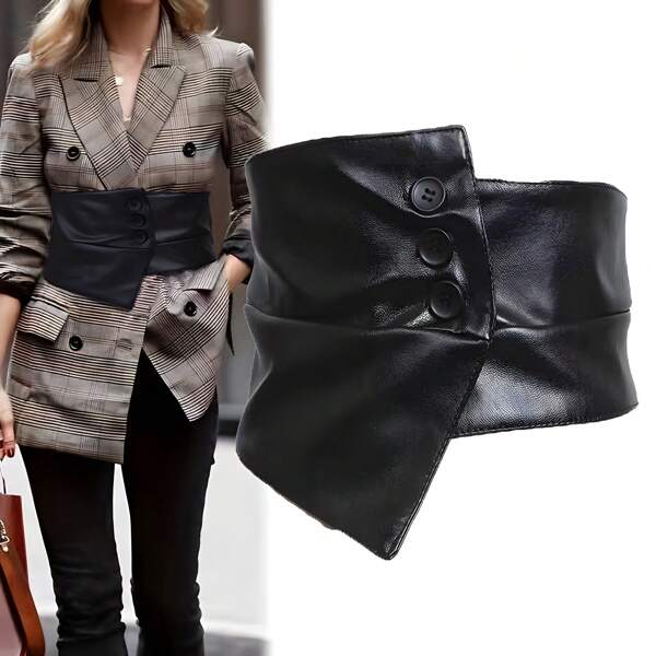 Women's Fashion High-End Waist Belt, Chinese Style Elastic Waistband