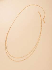 1pc Sexy Bikini Beach Simple Double Fringe Waist Chain