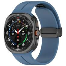 1 buc. Curea magnetică pliabilă cu cataramă compatibilă cu Samsung Galaxy Watch Ultra 47mm curea din silicon pentru Galaxy Watch 8/8Classic brățară de ceas - pentru Galaxy Watch 7 Ultra 47mm - Vizualizare 20