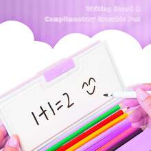 Estuche de lápices emergente multifunción para niñas y niños, lindo estuche de bolígrafos organizador de papelería, sacapuntas, agenda, pizarra, artículos escolares, mejores regalos para - Rosa (Rosa Nuevo) - Ver 4