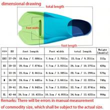 1 Pair High Performance Swimming & Diving Fins - Professional Design, Lightweight & Comfortable Swimming Fins, Improve Swimming Speed & Diving Efficiency, Suitable For Beginners & Professionals, Multipurpose Fins - Suitable For Swimming, Diving, Snorkeling And Various Water Sports