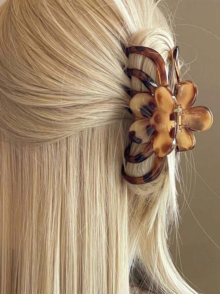 1 pieza Nuevo clip de leopardo de moda para dar volumen al cabello en la parte de atrás de la cabeza, clip de pelo, adorno para el cabello para el Día de San Valentín, pinza de pelo, pinza de cabello, recogedor de cabello