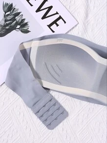 3pcs Girls' Bra With Double-Layer Strapless Design, Including 1 Detachable Shoulder Strap, Suitable For 13-16 Years Old - Multicolor - View 3