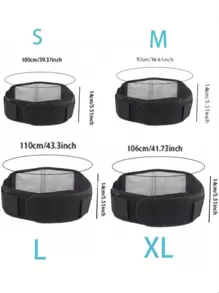 1pc Unisex Back Support Belt Adjustable Back Waist Support Belt Lumbar Brace Massage Band Health Care Gym Gym Accessories Fajas Lumbares