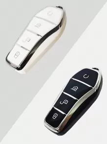 时尚新款软 TPU 汽车钥匙包保护套 4 键适用于比亚迪秦 Plusdmi Atto 3 EV 海豚汽车配件 - 均碼 - 查看 12