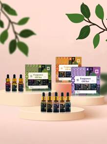 1 pieza Juego de aceites esenciales de aromaterapia, Fragancia pura de plantas hidrosolubles con cuentagotas, con diversos olores, adecuado para salas de estar y dormitorios. Un gran regalo para fiestas o cumpleaños