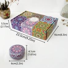 Set de 6 velas de cera de soja sin humo en latas de metal de 2.2 oz cada una, con una sola mecha y un tiempo de combustión de talla grande de 20 horas, adecuadas para yoga, baño, celebraciones estacionales y decoración navideña, regalo ideal para familiares y amigos