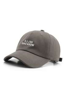1pc Fashionable Casual Letter Embroidered Baseball Cap, Outdoor Sun Protection For Women & Men