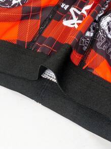 Men's Personalized Novelty Digital Print Comfortable Boxer Briefs - Red - View 6