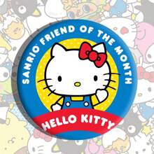 Sanrio 1 pièce Insigne à bulles des personnages Sanrio, broche dessin animé en alliage d'étain de 5,8 cm, accessoire