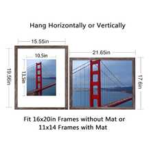 16x20 Frames, Picture Frames For Wall, Single, Brown - 棕色 - 查看 3