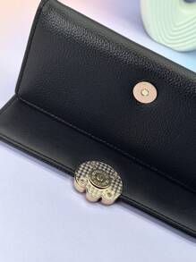 Nueva cartera larga de mujer de piel de PU suave, moda casual, gran capacidad, multi-función, embrague de monedero con ranuras para tarjetas, conveniente para llevar, adecuado como regalo de vacaciones para mujer. Cartera mini, monedero.
